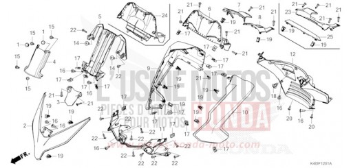 ABDECKUNG, VORNE/INSTRUMENTENTAFEL (NSS125ADP/R/S/SS/T/ST) NSS125ADST de 2026